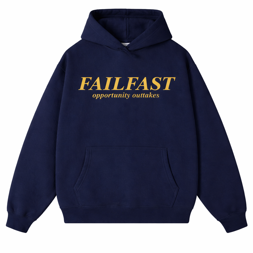 FF Hoodie Dark Blue/Yellow