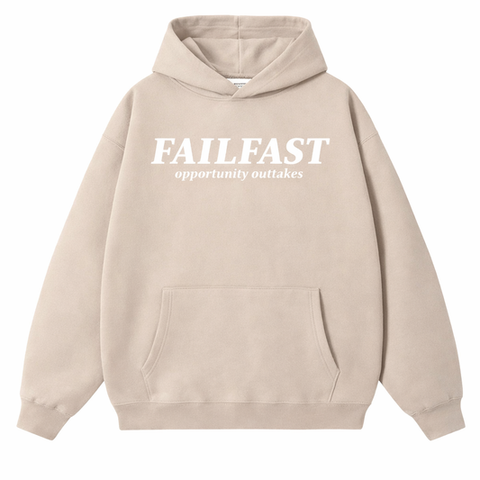 FF Hoodie Tan/White