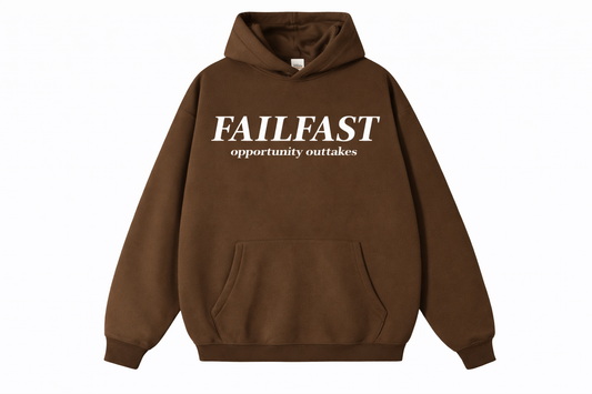 FF Hoodie Brown/White