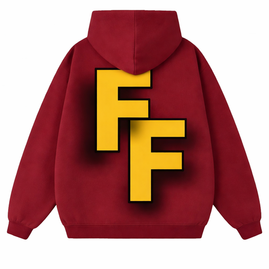 FF Hoodie Red/Yellow